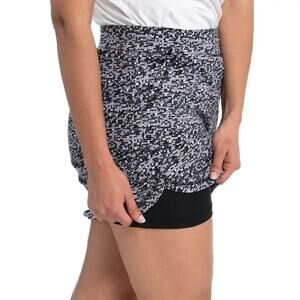 CJ Banks Women's 3XL Athletic Skort Purple & White Pattern Built In Shorts